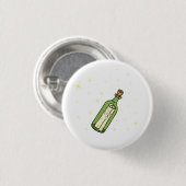 Flaschenpost-Thema Button (Vorne & Hinten)
