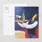 Flaschenservice Postkarte (Vorne/Hinten)
