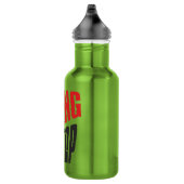 Flaschentricks. Tticking durchgehend Trinkflasche (Rechts)