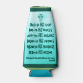 Flaschenverpackung Faith quotes Flaschenkühler (Vorderseite)