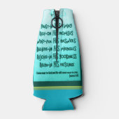 Flaschenverpackung Faith quotes Flaschenkühler (Rückseite)