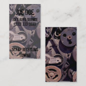 Flaschenzüge Visitenkarte (Vorne/Hinten)