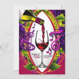 FlascheRock Napa Valley CARD Einladung