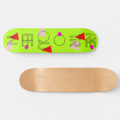 Flash Back Pre-Built Complete Neon Skateboard (Horizontal)