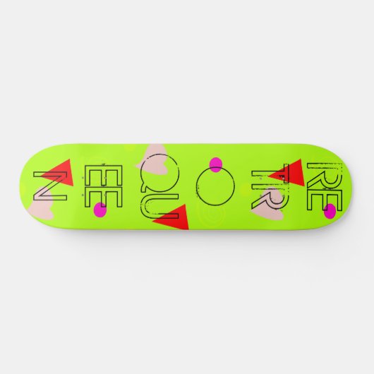 Flash Back Pre-Built Complete Neon Skateboard (Horizontal)