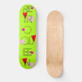 Flash Back Pre-Built Complete Neon Skateboard (Vorderseite)