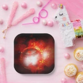 Flash Baseball Inspiration Pappteller (Party)