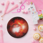 Flash Baseball Inspiration Pappteller (Party)