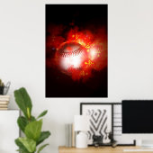 Flash Baseball Inspiration Poster (Heimbüro)