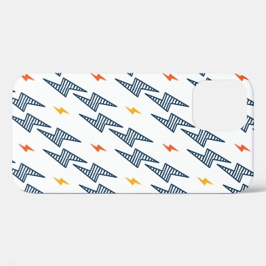 Flash. Blitzschrauben Nahtloses Muster. Hintergrun Case-Mate iPhone Hülle (Rückseite (Horizontal))