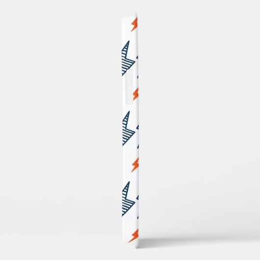 Flash. Blitzschrauben Nahtloses Muster. Hintergrun Case-Mate iPhone Hülle (Rückseite / Rechts)