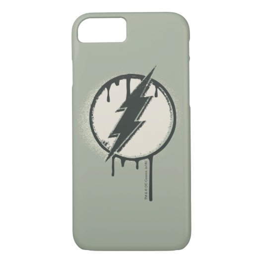 Flash Bolt Paint Grunge Case-Mate iPhone Hülle (Rückseite)