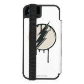 Flash Bolt Paint Grunge Incipio iPhone Geldbeutel-Hülle (Folio Rückseite)