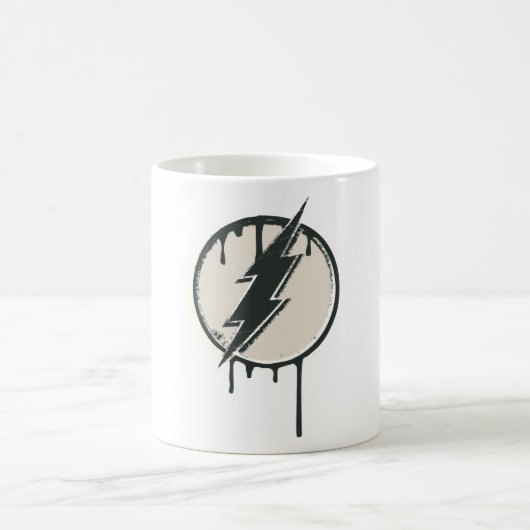 Flash Bolt Paint Grunge Kaffeetasse (Mittel)