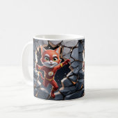 Flash-Cat-Tasse Kaffeetasse (Vorderseite Links)