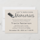 Flash Drive Geburtstagsparty Einladung (Vorderseite)