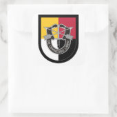 FLASH/DUI 3RD SONDERKRÄFTE GRUPPENSTICKER QUADRATISCHER AUFKLEBER (Tasche)