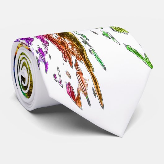 "Flash Feathers" Krawatte (Gerollt)