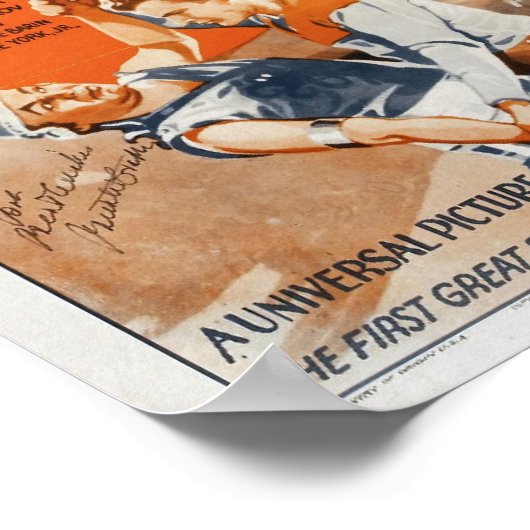 Flash Gordon Poster (Ecke)