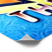 Flash Gordon Retro Fanart Poster (Ecke)