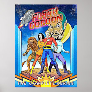 Flash Gordon Retro Fanart Poster