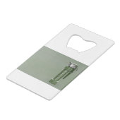 Flash-Granate Geldbeutel Flaschenöffner (Vorderseite Schrägansicht)