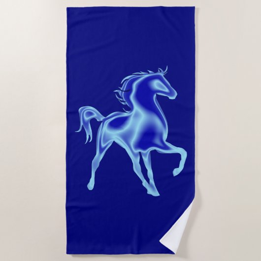 Flash Horse Beach Handtuch (Vorderseite)