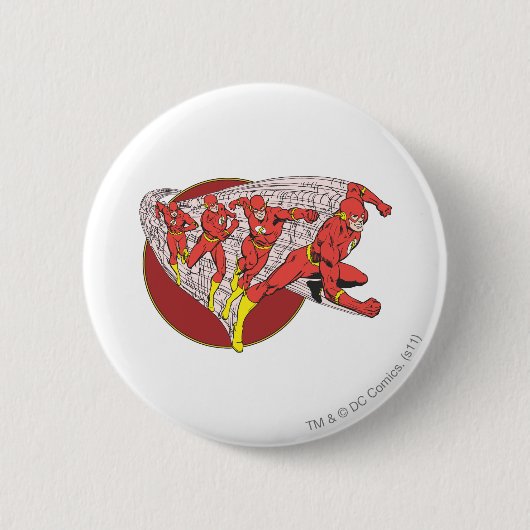 Flash in Bewegung Button (Vorderseite)