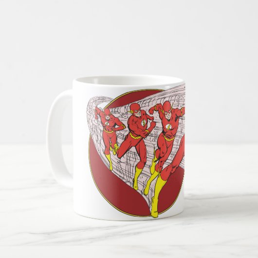 Flash in Motion Kaffeetasse (Vorderseite Links)