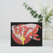 Flash in Motion Postkarte (Stehend Vorderseite)