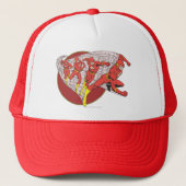 Flash in Motion Truckerkappe (Vorderseite)