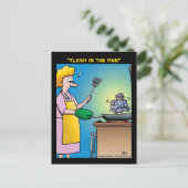 "Flash in the Pan" Postkarte (Stehend Vorderseite)