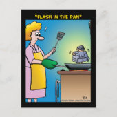 "Flash in the Pan" Postkarte (Vorderseite)