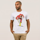 Flash läuft voran T-Shirt (Vorne ganz)