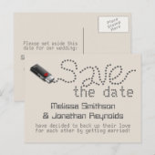 Flash-Laufwerk Save the Date Postkarte (Vorne/Hinten)