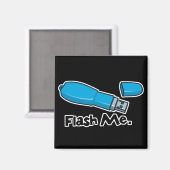 Flash-ME-Flash-Laufwerk Magnet (Vorderseite/Rückseite)