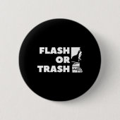 Flash- oder Trash-Climber-Geschenk, Bouldering, Lu Button (Vorderseite)