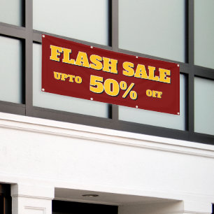 Flash Sale Editable Custom Banner