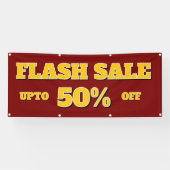 Flash Sale Editable Custom Banner (Horizontal)