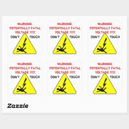 Flash-Schutzaufkleber Quadratischer Aufkleber (Blatt)