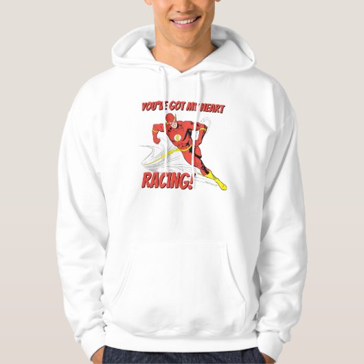 Flash - Sie haben mein Herzrhythmus Got Valentine Hoodie (Vorderseite)