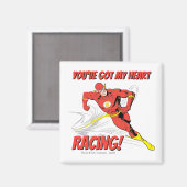 Flash - Sie haben mein Herzrhythmus Got Valentine Magnet (Vorderseite/Rückseite)
