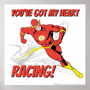Flash - Sie haben mein Herzrhythmus Got Valentine Poster
