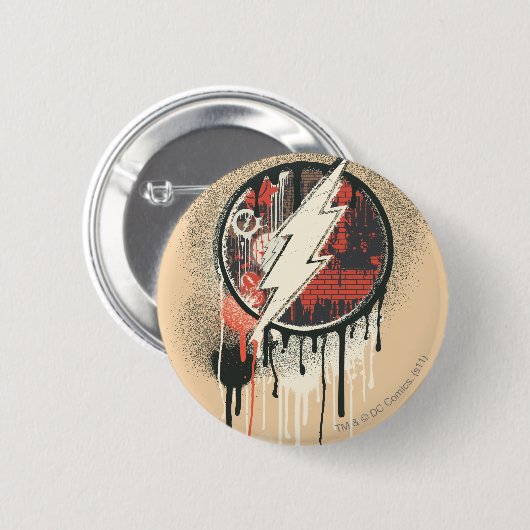 Flash - Twisted Innocence Symbol Button (Vorne & Hinten)