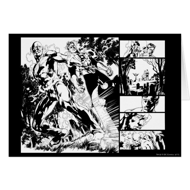 Flash- und Green Lantern-Panel 2 (Vorderseite (Horizontal))