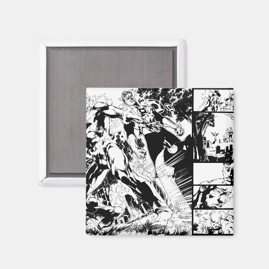 Flash- und Green Lantern-Panel 2 Magnet (Vorderseite/Rückseite)