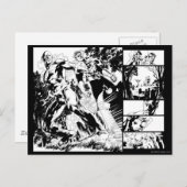 Flash- und Green Lantern-Panel 2 Postkarte (Vorne/Hinten)