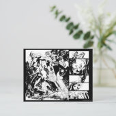 Flash- und Green Lantern-Panel 2 Postkarte (Stehend Vorderseite)