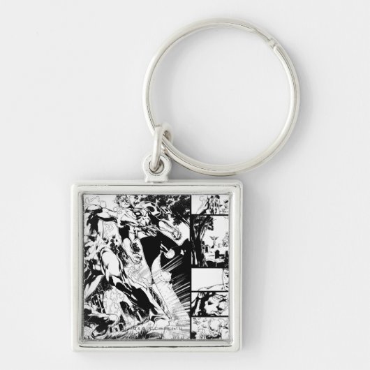 Flash- und Green Lantern-Panel 2 Schlüsselanhänger (Vorne)