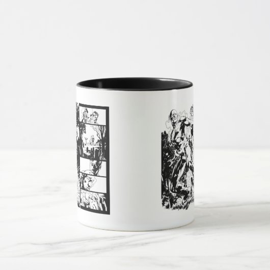 Flash- und Green Lantern-Panel 2 Tasse (Zentrum)